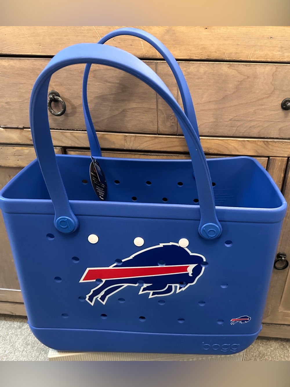 BUFFALO BILLS BOGG BAG Blue Silicone Tote